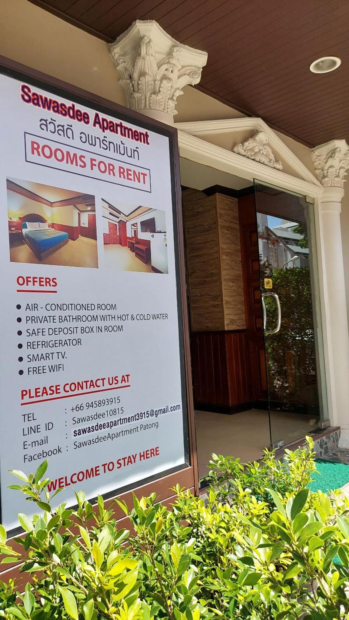 Sawasdee Apartment Patong Exterior photo